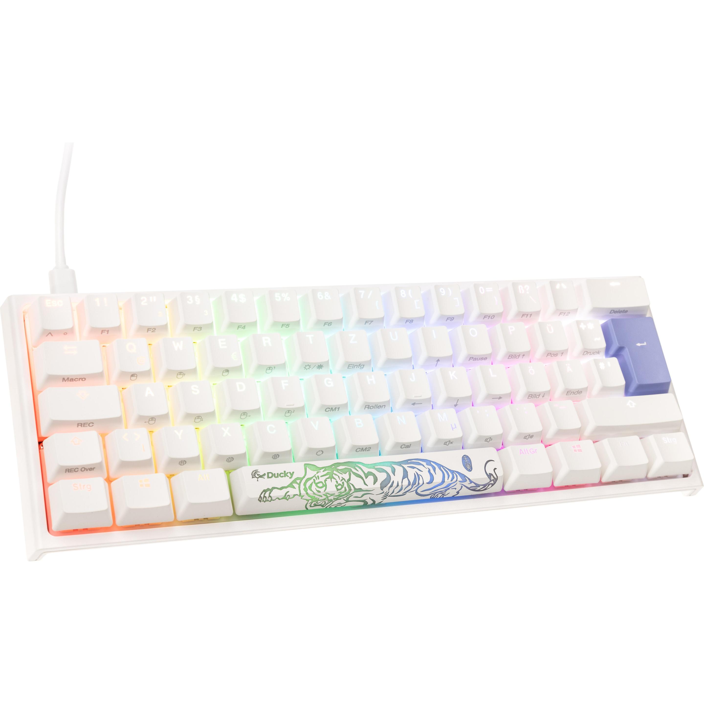 Thumbnail - Ducky One 2 Pro Mini (DE, Kabelgebunden), Tastatur, Weiss