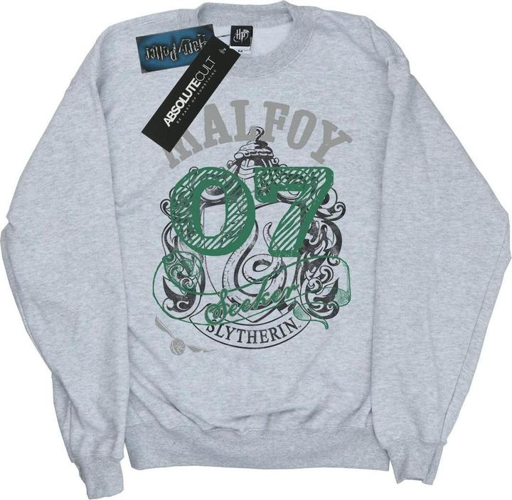 Actual product image Girls Draco Malfoy Seeker Slytherin Sweatshirt (116)