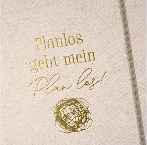 Produktbild Goldbuch Notizbuch Planlos geht mein Plan los A5, Dot, Grau (A5, Gepunktet)