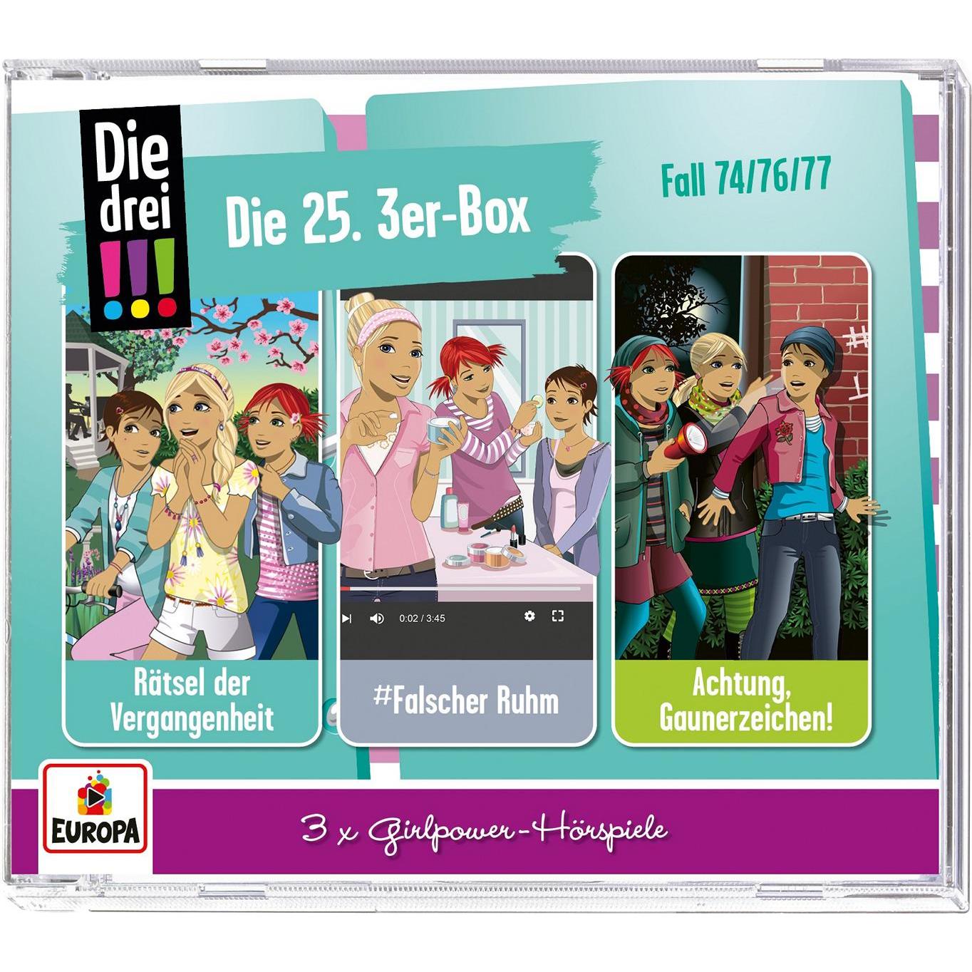Die drei DREI AUSRUFEZEICHEN - 25 Box (F74,76,77), Hörbücher von Die drei !!!