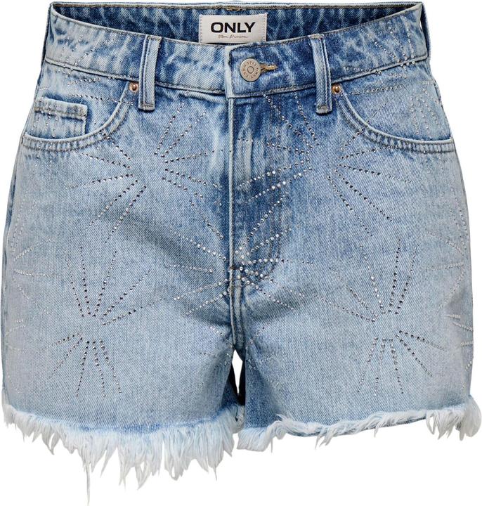 Immagine prodotto Only ONLGABI Hohe Taille Normal geschnitten Jeans-Shorts Jeans-Shorts (XS)