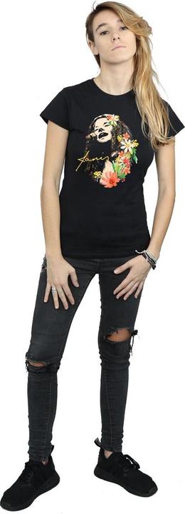 Produktbild Janis Joplin Floral Pattern TShirt (S)