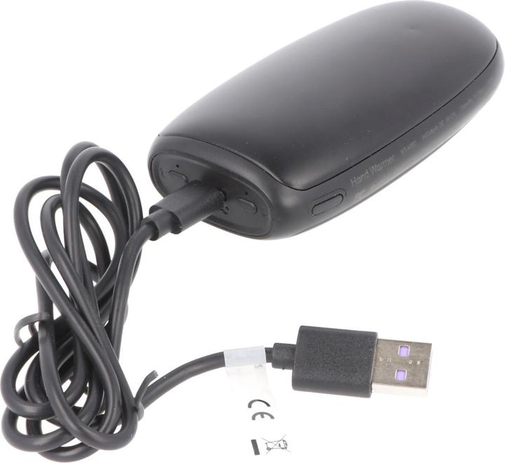 Actual product image AccuCell Hand warmer with power bank function, USB-C charging cable