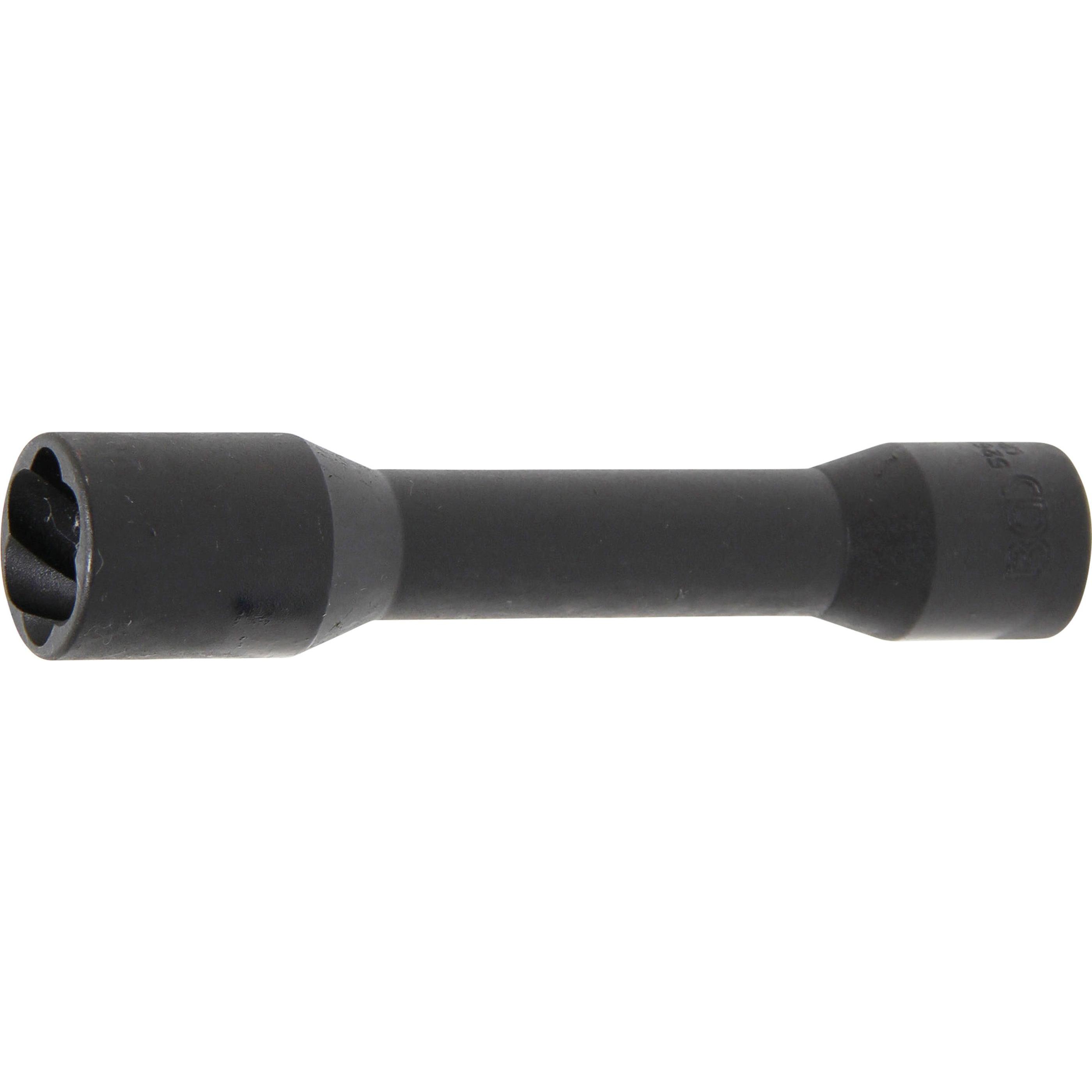 BGS, Gewindeschneider + Gewindebohrer, Spiral-Profil-Steckschlüssel-Einsatz / Schraubenausdreher tief 12,5mm (1/2") SW 2...
