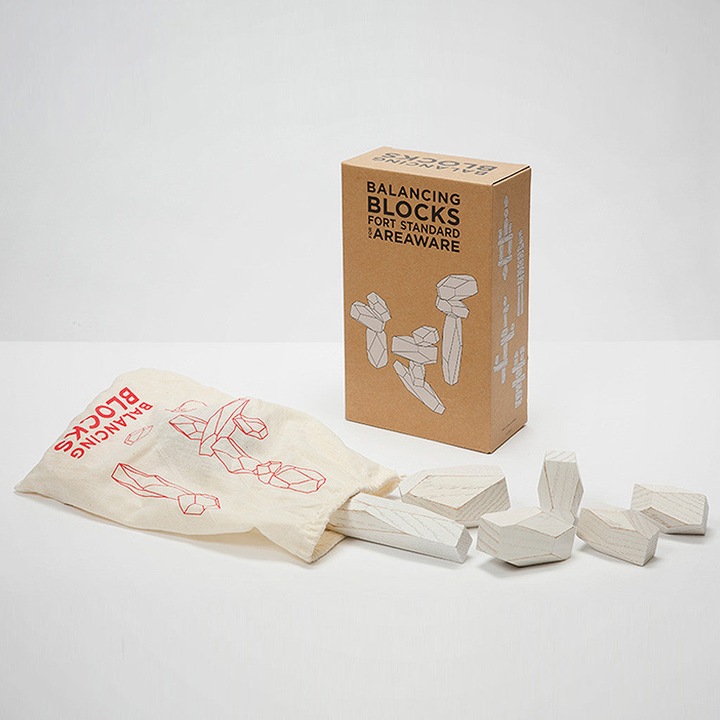 Actual product image Areaware Balancing Blocks White