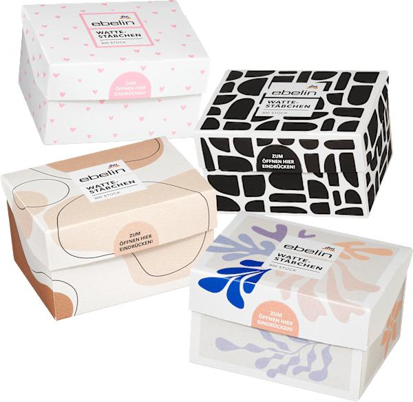dm ebelin Cotton swab motif box
