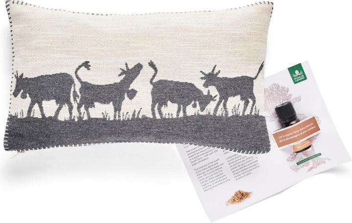 Nature's Design Coussin d'arolle vache (20 x 35 cm) (35 x 20 cm)