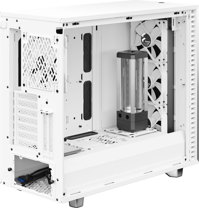 Actual product image Fractal Define 7 White Solid (mATX, Mini-ITX, ATX, E-ATX)