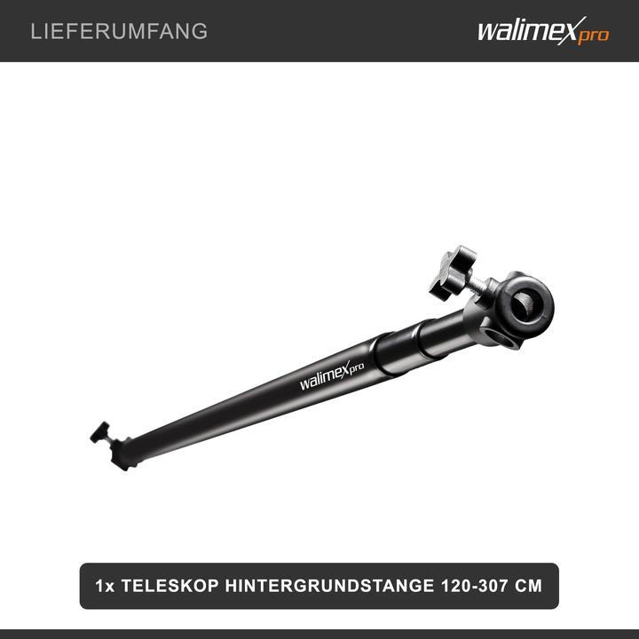 Actual product image Walimex Telescope background rod (307 cm, 307 cm)