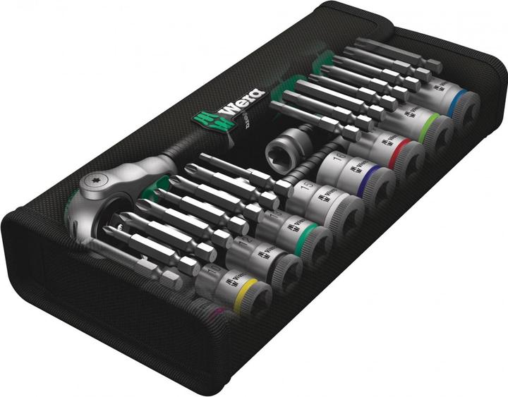 Produktbild Wera 8100 SB 6 Zyklop Speed-Knarrensatz (12 mm, 15 mm, 13 mm, 16 mm, 17 mm, 18 mm, 19 mm, 10  mm)