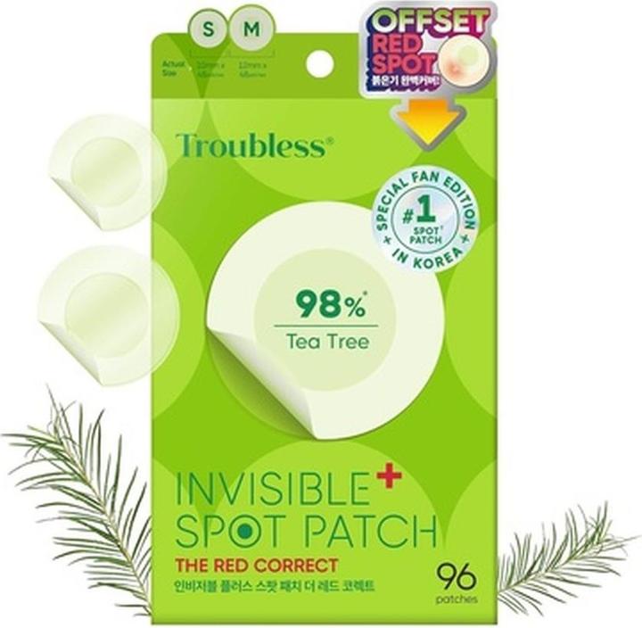 Produktbild Trouble Troubless Invisible Plus Spot Patch The Red Correct Thin Hydrocolloid W 98