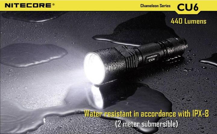 Image du produit Nitecore Chameleon CU6 avec LED UV (14.30 cm, 440 lm)