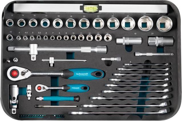 Produktbild technocraft ABS-Werkzeugkoffer PRO CHROME 152-tlg (152 Teile)