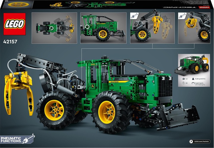 Actual product image LEGO John Deere 948L-II Skidder (42157, LEGO Technic)