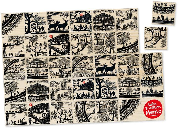 Image du produit Trendform Papiertischset SWISS TRADITION MEMO (6 pcs, 42 x 29.70 cm)