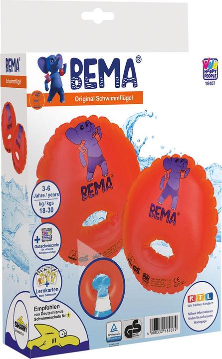 Productafbeelding Magni BEMA® Duo Protect zwemvleugels, incl. flashcards & virtuele zwemcursus