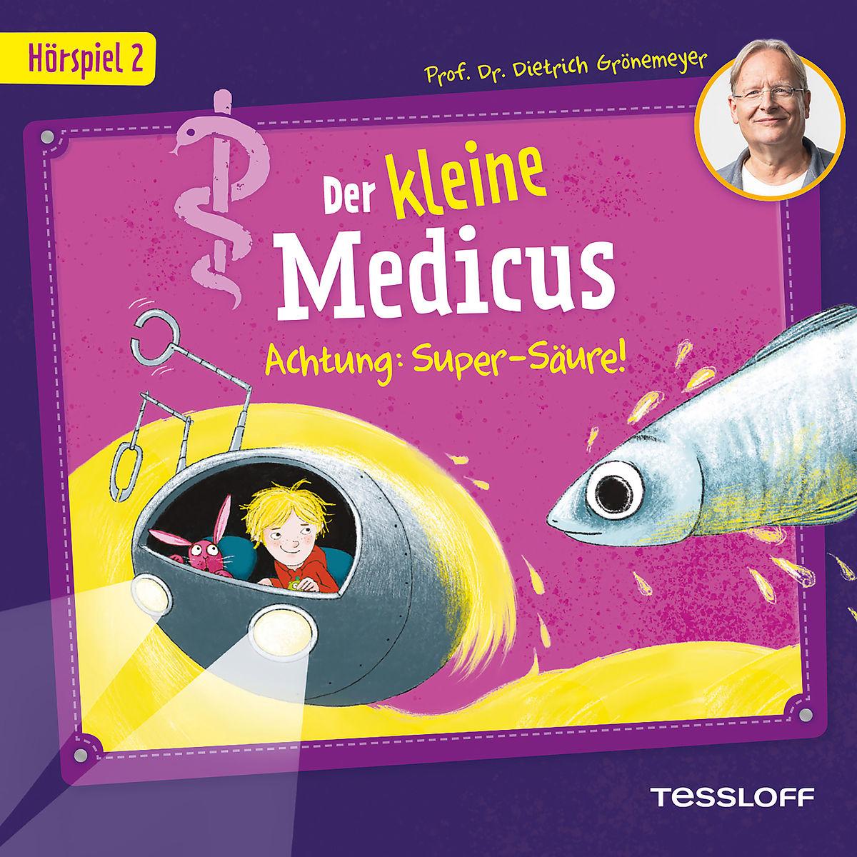 Thumbnail - Der kleine Medicus. Hörspiel 2: Achtung: Super-Säure!, Hörbücher von Dietrich Grönemeyer