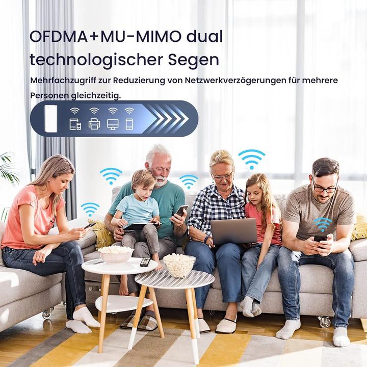 Actual product image Tenda Nova system Mesh MX15 Pro (3pack)