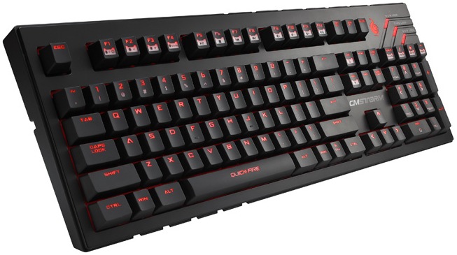 Actual product image Cooler Master CM Storm Quick Fire Ultimate (DE, Cable)