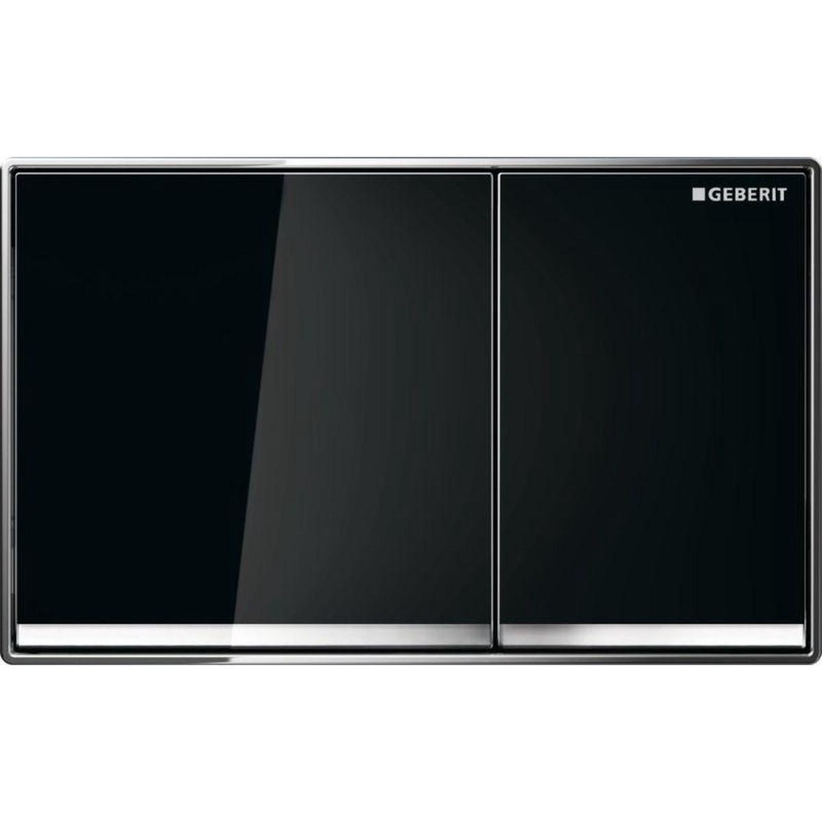 Geberit Bettigungsplatte Omega 60 Glas schwarz 115.081.SJ.1 (115.081.SJ.1)
