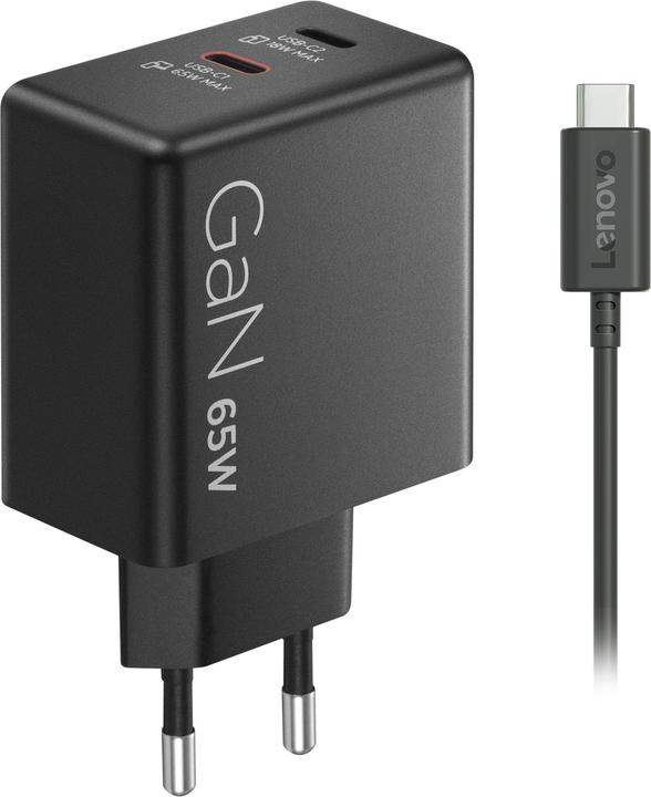 Immagine prodotto Lenovo Caricatore doppio USB-C 65W GaN (65 W)