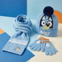 Actual product image Cerdá Bluey winter set snood hat gloves