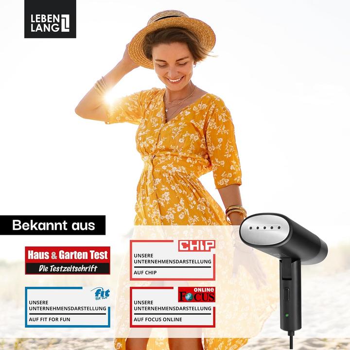 Produktbild Lebenlang Reise-Dampfglätter LB5267 (900 W, 20 g/min)