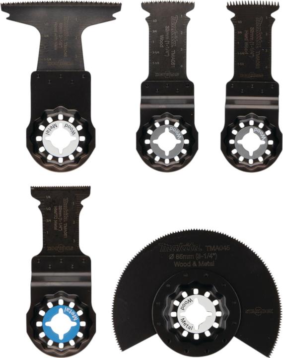 Productafbeelding Makita Multifunktionswerkzeug-Set 5-tlg. Starlock E-24935