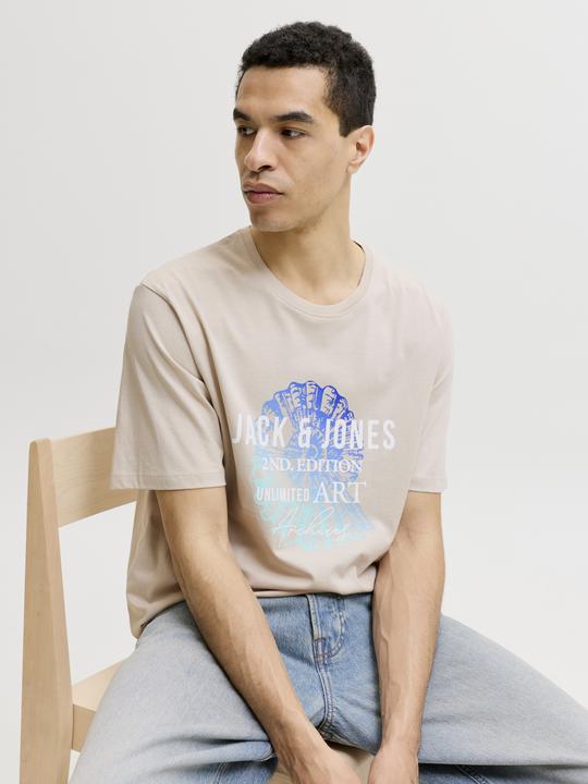 Produktbild Jack & Jones Jjgradient Print Tee Ss Crew Neck Ln (M)