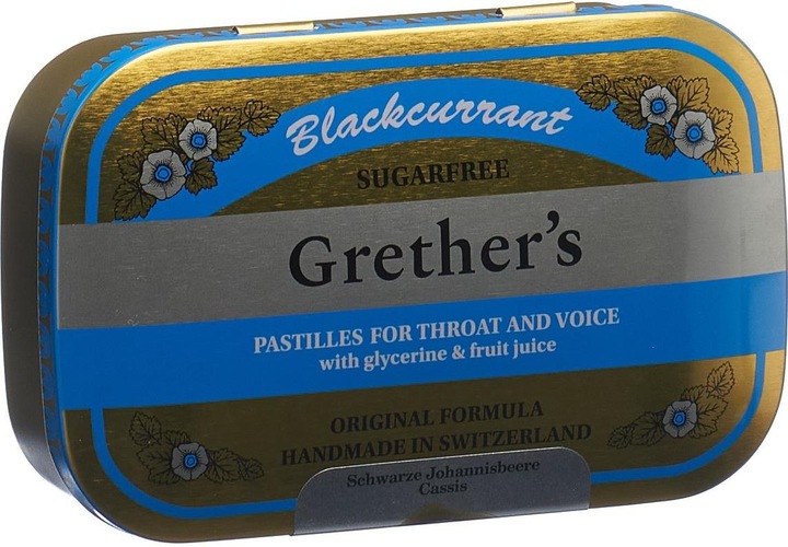 Actual product image Grethers Blackcurrant pastilles (1 Piece)