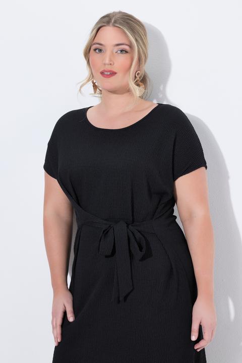 Produktbild Miamoda Jerseykleid, Midilänge, Drapierung mit Bindeband (46)