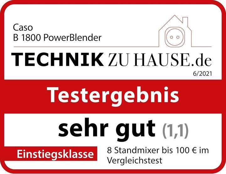 Image du produit Caso MIXEUR SUR SOCLE 1800 WATTS (B 1800 ED) (1800 W)
