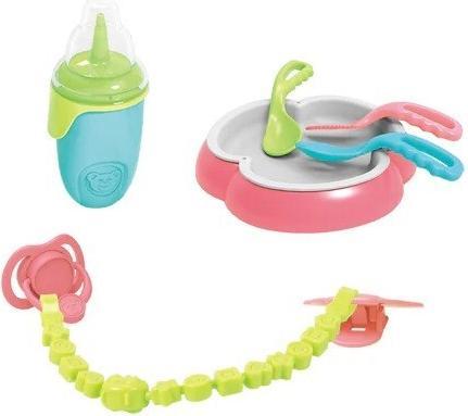 Immagine prodotto Askato Tosia-Puppe mit Badewanne in einem grau-blauen Outfit