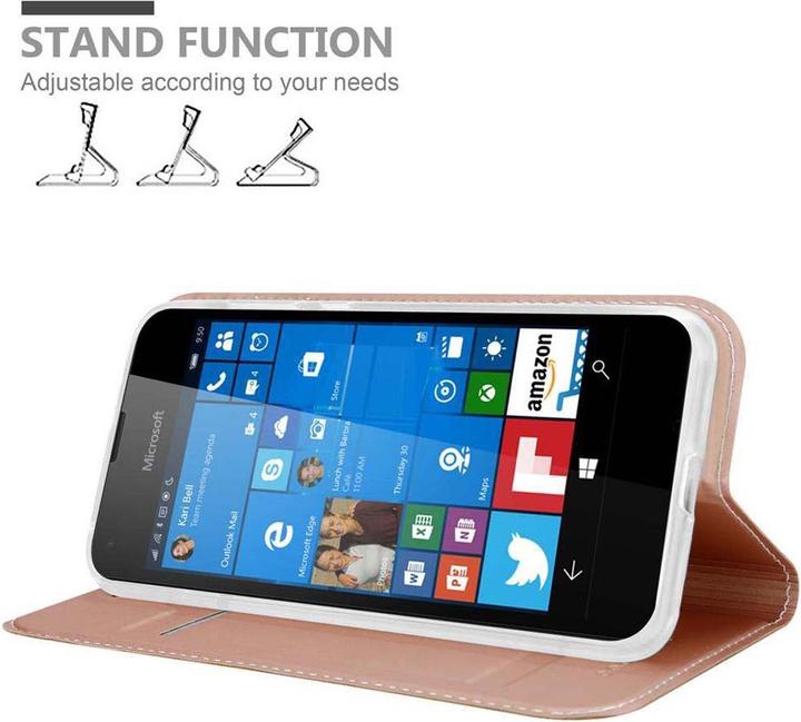 Actual product image Cadorabo Book Classy Style Cover (Microsoft Lumia 550)