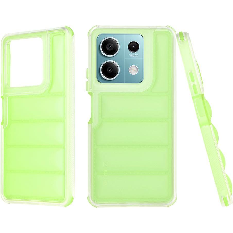 Techsuit - Wave Shield - Xiaomi Redmi Note 13 5G - Green (Xiaomi Redmi Note 13 5G), Cover smartphone, Verde