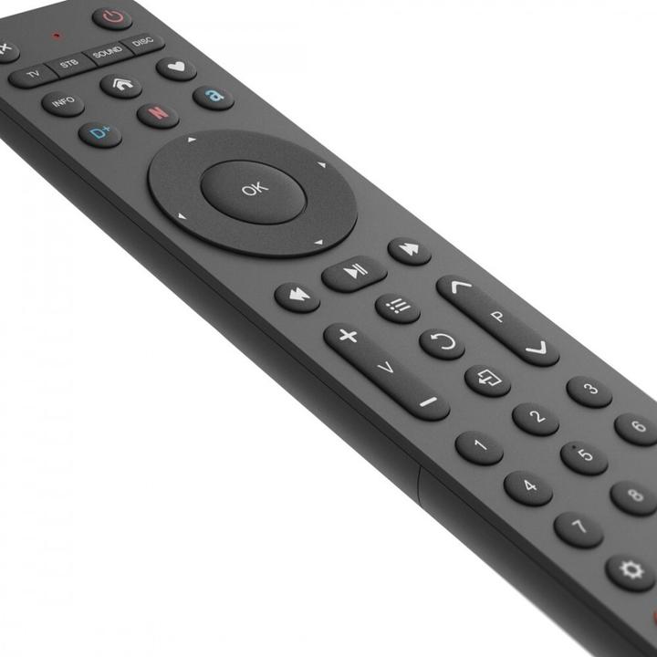 Produktbild Hama Universal-Fernbedienung TV, Infrarot, für 4 Geräte, lernfähig, App-Tasten (Universal Fernbedienung, Infrarot)