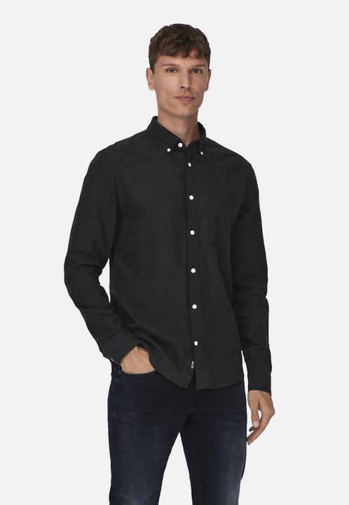Produktbild Only & Sons Einfarbiges Langarmhemd (XL)