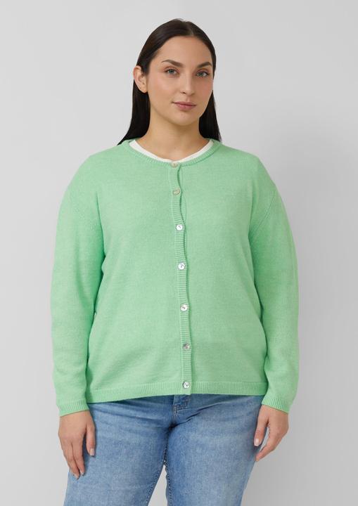 Produktbild s.Oliver Strickjacke Flauschige Baumwollmix-Strickjacke (44)