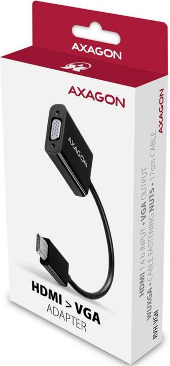 Produktbild Axagon HDMI (Typ A) — VGA (HDMI, VGA, 4.20 cm)