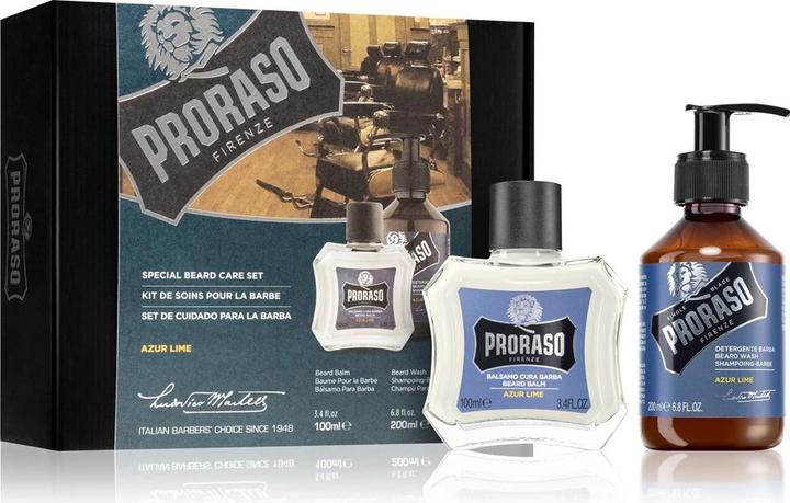 Actual product image Proraso Azur Lime (Beard care set)