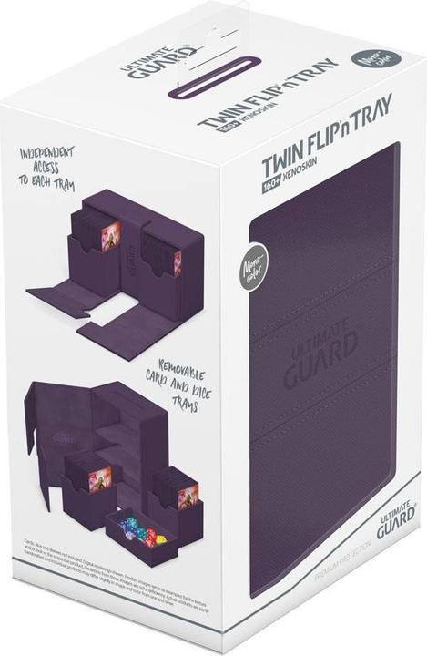 Produktbild Ultimate Guard Twin Flip'n'Tray 160+ XenoSkin Monocolor Violet