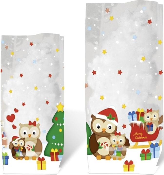 Produktbild Ursus Weihnachtsbeutel Eule 19 cm (10x)