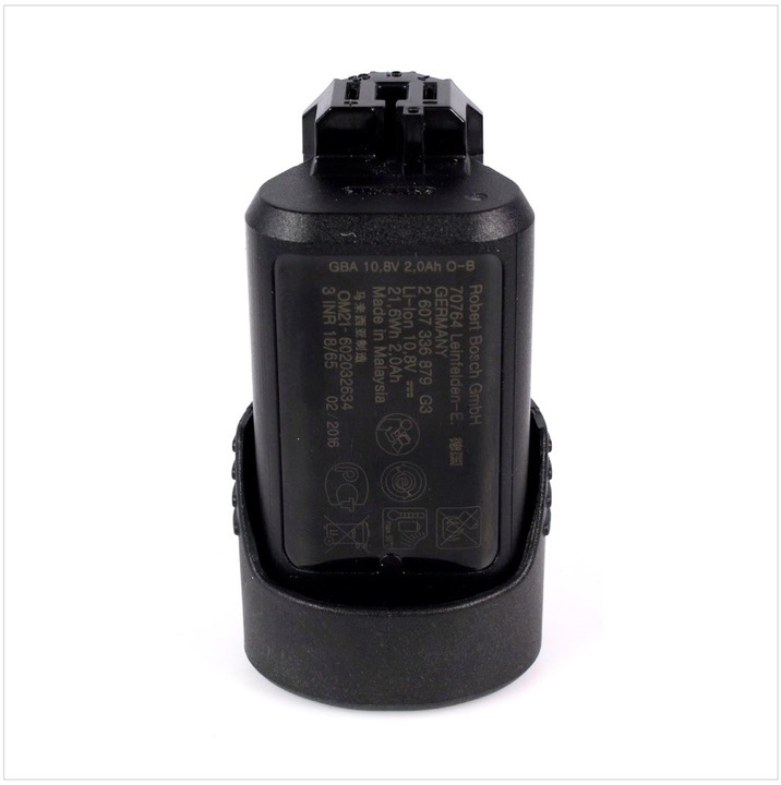 Produktbild Bosch Professional Bosch Starter-Set 10,8 V mit 2 x 10,8V 2 Ah / 2000 mAh Lithium-Ion Professional Akku 2607336879 (10.8 V)