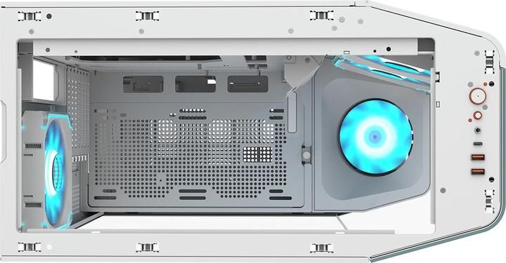 Actual product image Cougar Boitier Moyen Tour E-ATX FV270 RGB avec panneaux vitrés (Blanc) (mATX, ATX, SSI CEB, Mini-ITX)