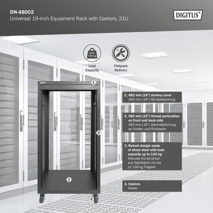 Actual product image Digitus DN-48002 (21 RU, 19 inch rack)