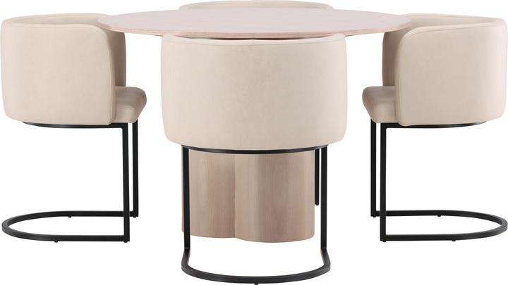 Beige, Black, Whitewash