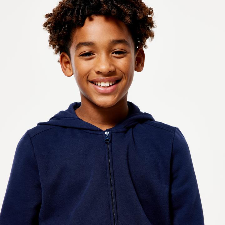 Immagine prodotto Domyos Giacca con cappuccio da bambino - blu navy (122)