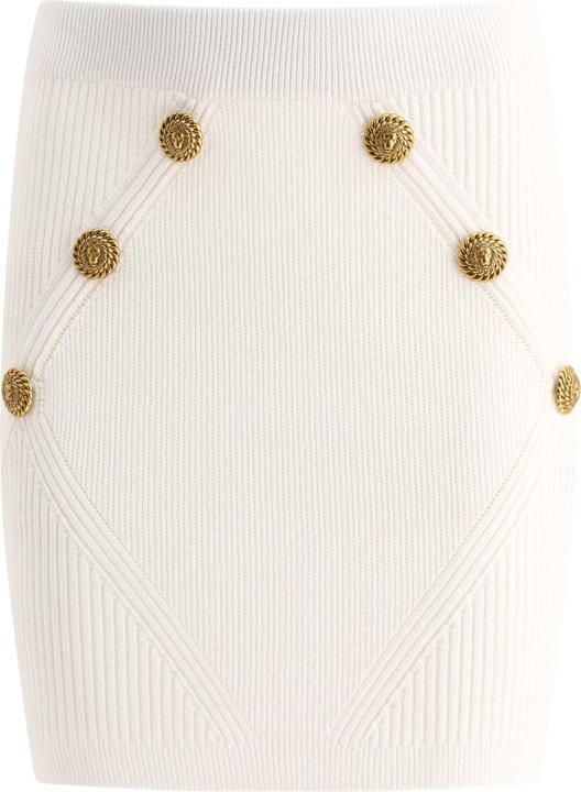 Actual product image Balmain Knitted skirt with buttons (38)