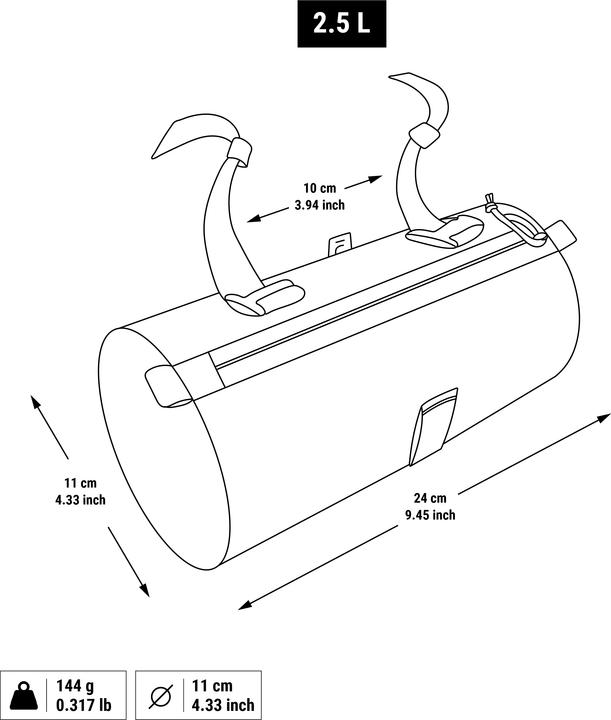 Produktbild Riverside Velo Lenkertasche 2,5 Liter (2.50 l, Lenkertasche)