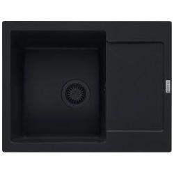 Franke, Lavello, Zlew MRG 611-62 czarny mat, czarny odpływ 114.0693.534 (Lavello montato)